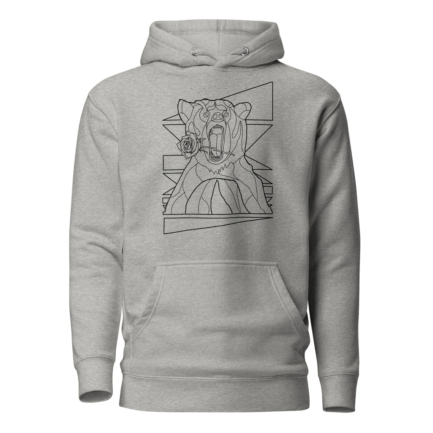 Bear Minimal Hoodie Sweatshirt