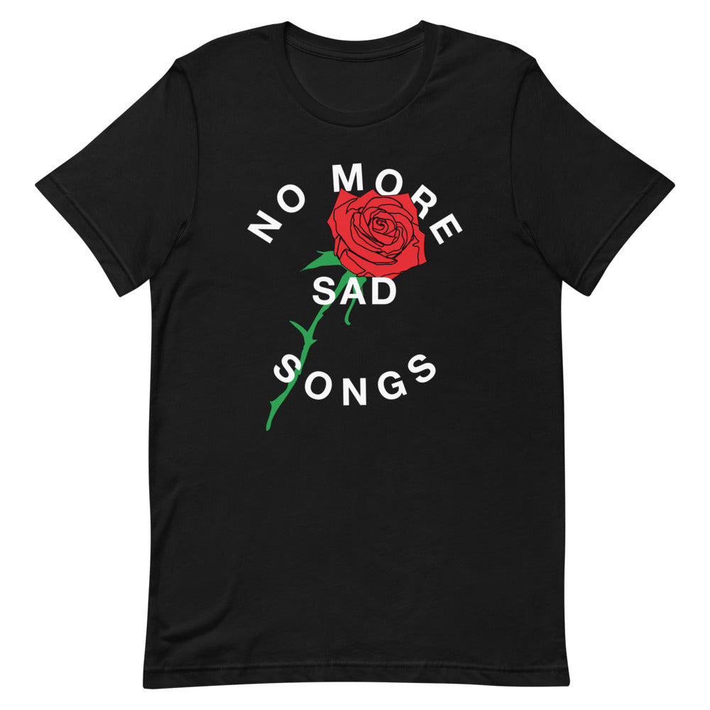 No More Sad Songs Black Short-Sleeve T-Shirt