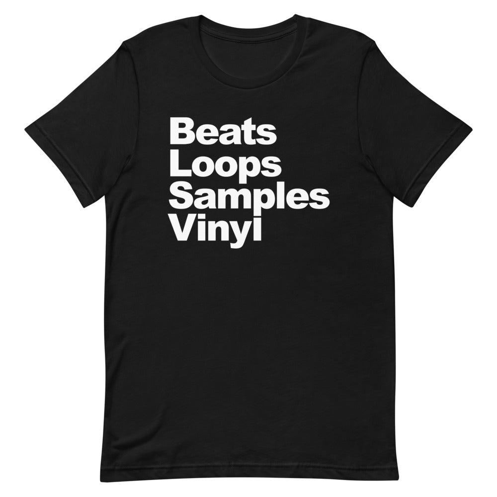 Beats Loops Samples Vinyl Short-Sleeve T-Shirt