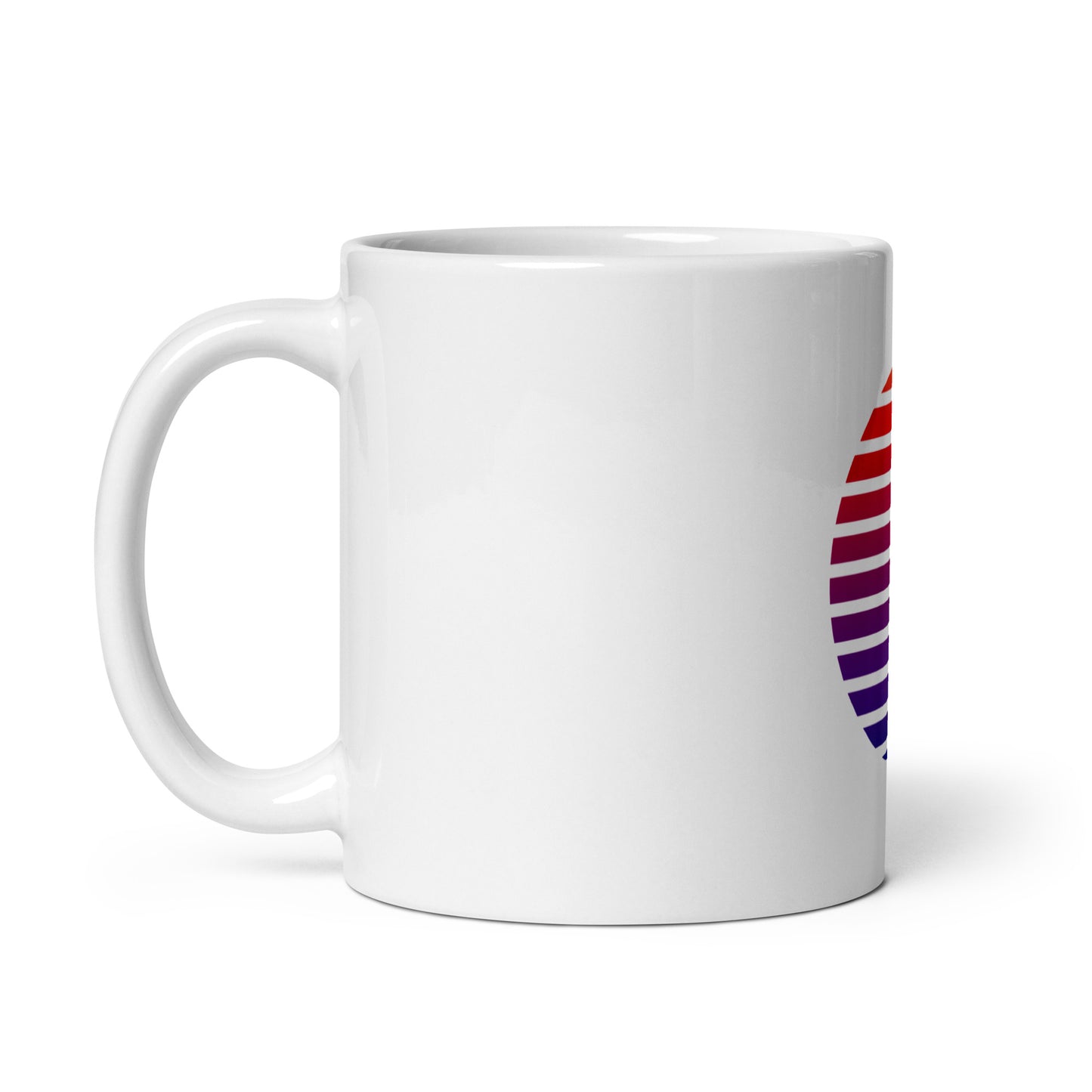 Sun Horizon White Glossy Mug