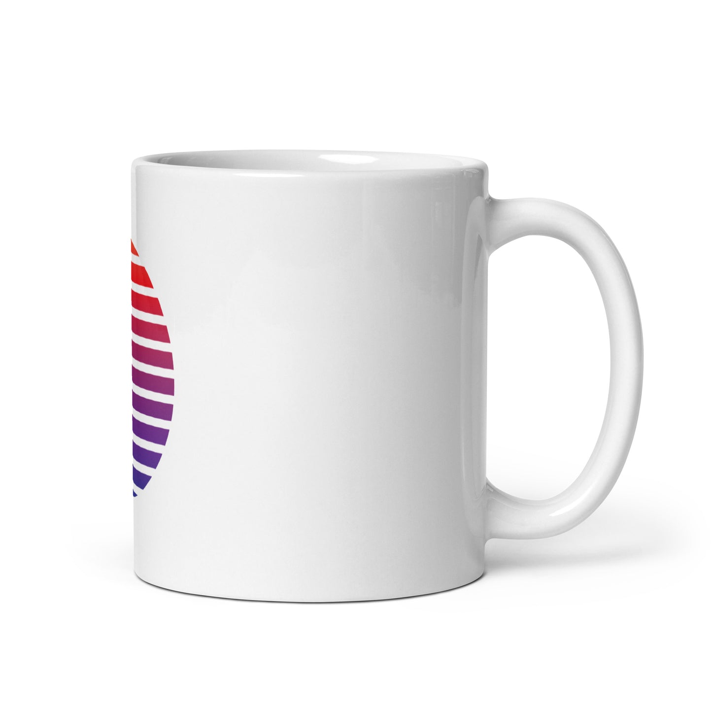 Sun Horizon White Glossy Mug