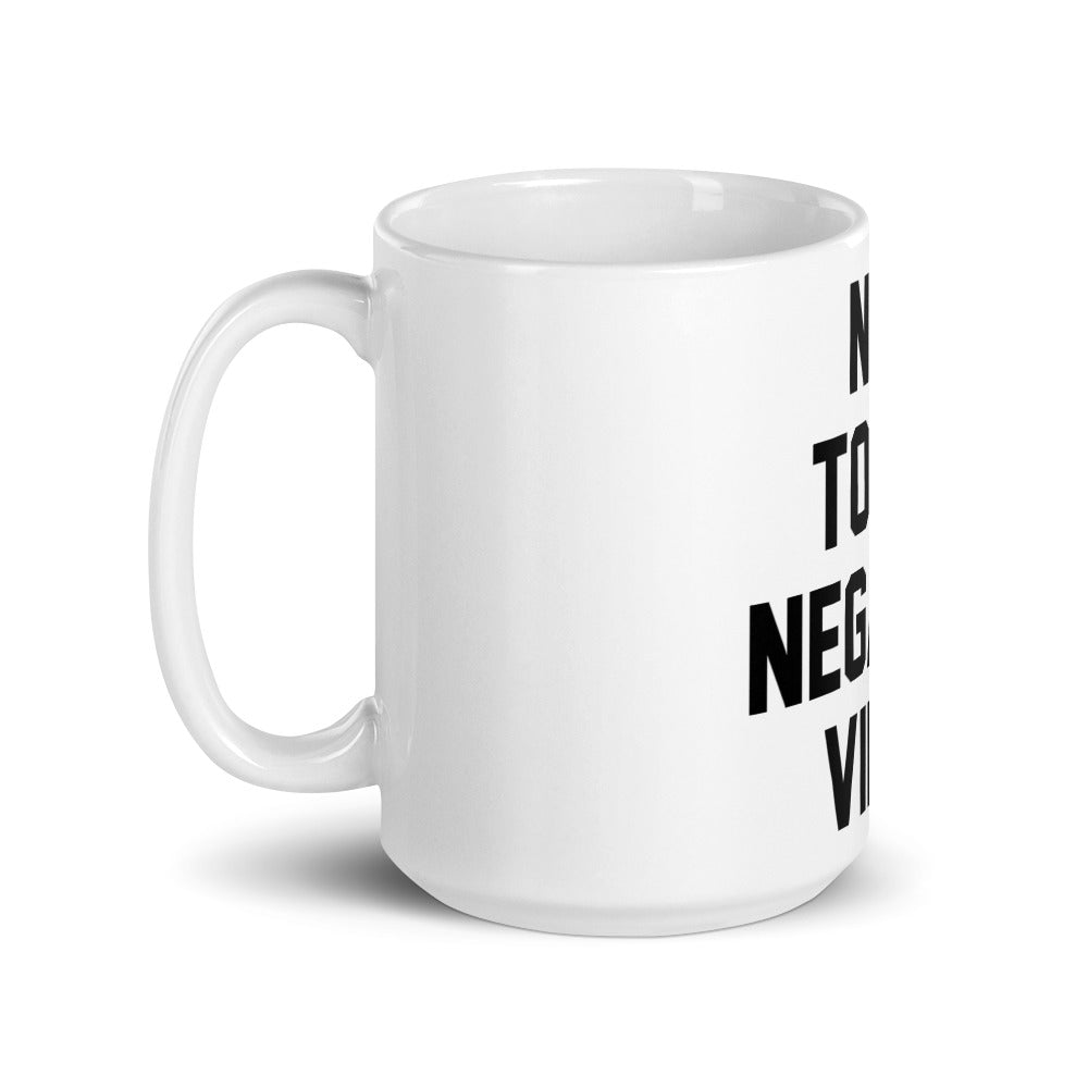 White glossy mug