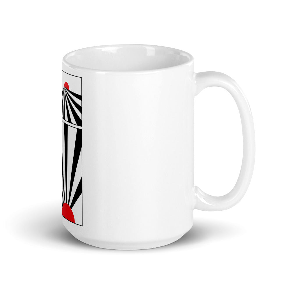 Deco Rise White glossy mug